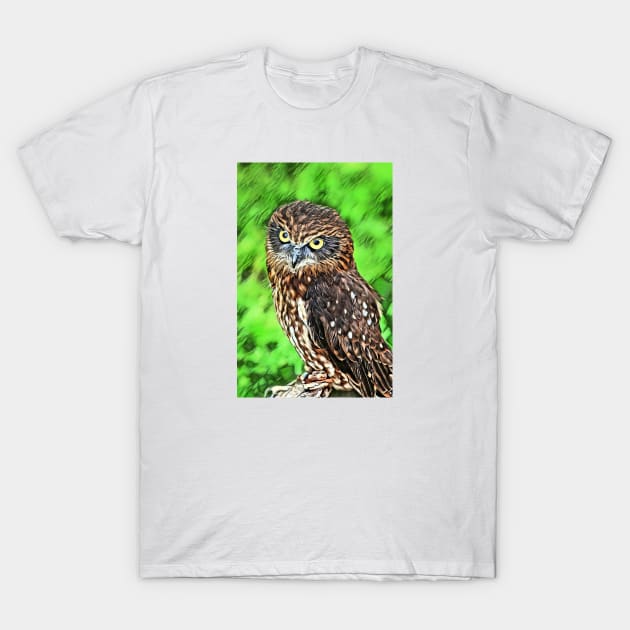 Little Owl T-Shirt by JeanKellyPhoto